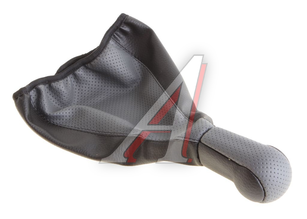 Ручка на рычаг КПП ВАЗ-2108-99 серая с чехлом СФЕРА (кожзам) АВТОБРА