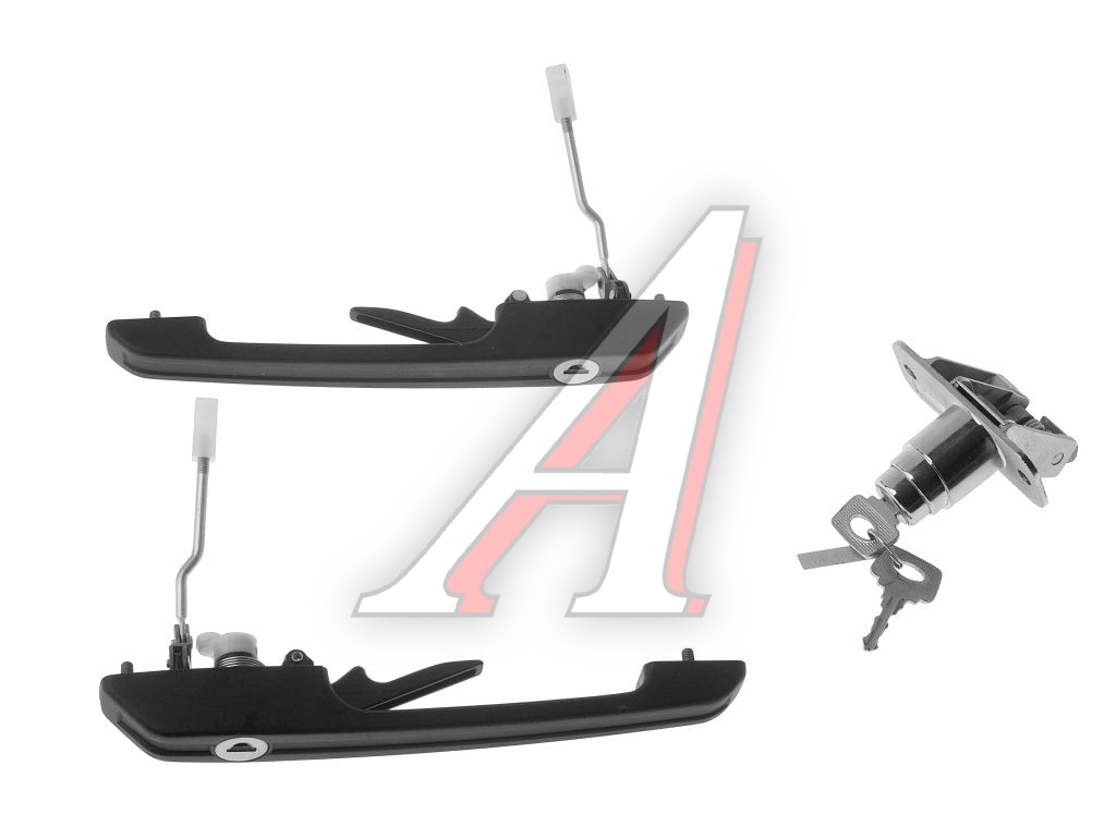 Ручки двери и замок багажника ВАЗ-2108 комплект ДААЗ