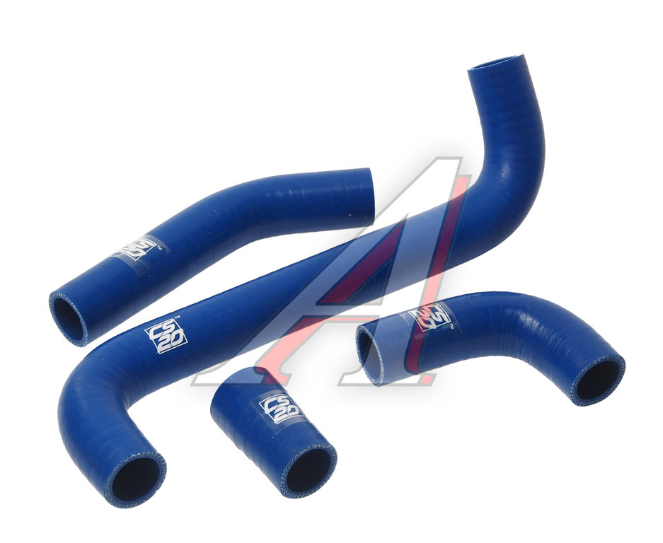 Патрубок ВАЗ-2105 радиатора (алюминиевый) силикон комплект 4шт. Profi CS-20