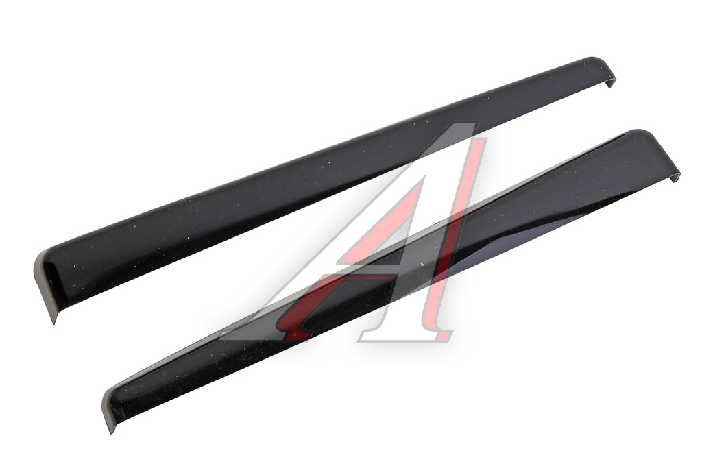 Накладка фары ВАЗ-2104-07 декоративная (ресничка) верхняя некрашеная комплект