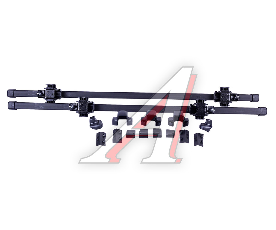 Багажник поперечины для рейлингов L=1200мм алюминий в пластике Муравей