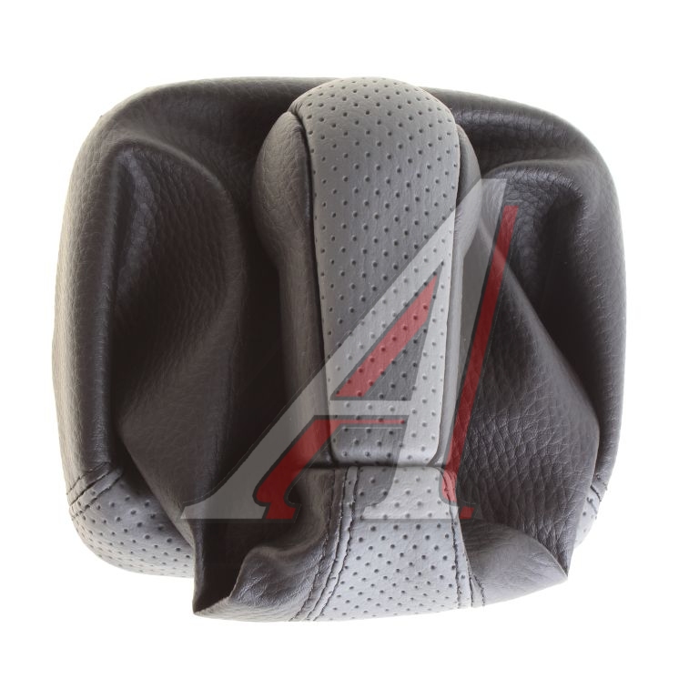 Ручка на рычаг КПП ВАЗ-2115 серая с чехлом СФЕРА (кожзам) АВТОБРА