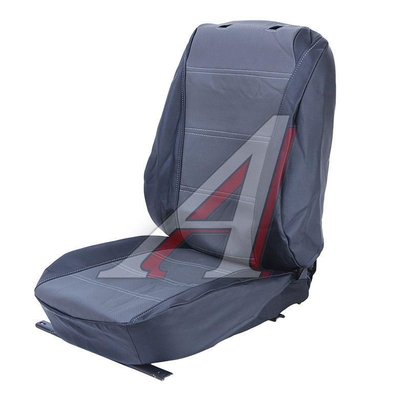 Авточехлы ЛАДА Vesta седан (15-) экокожа задняя спинка 40х60 черно-серые PANDORA-A