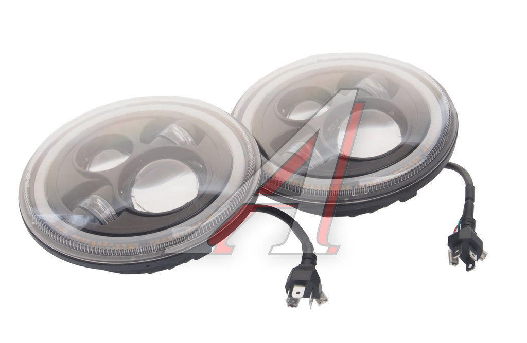 Фара ВАЗ-2101,2121,УАЗ-469,315195 Хантер светодиодная,линза комплект PRO SPORT