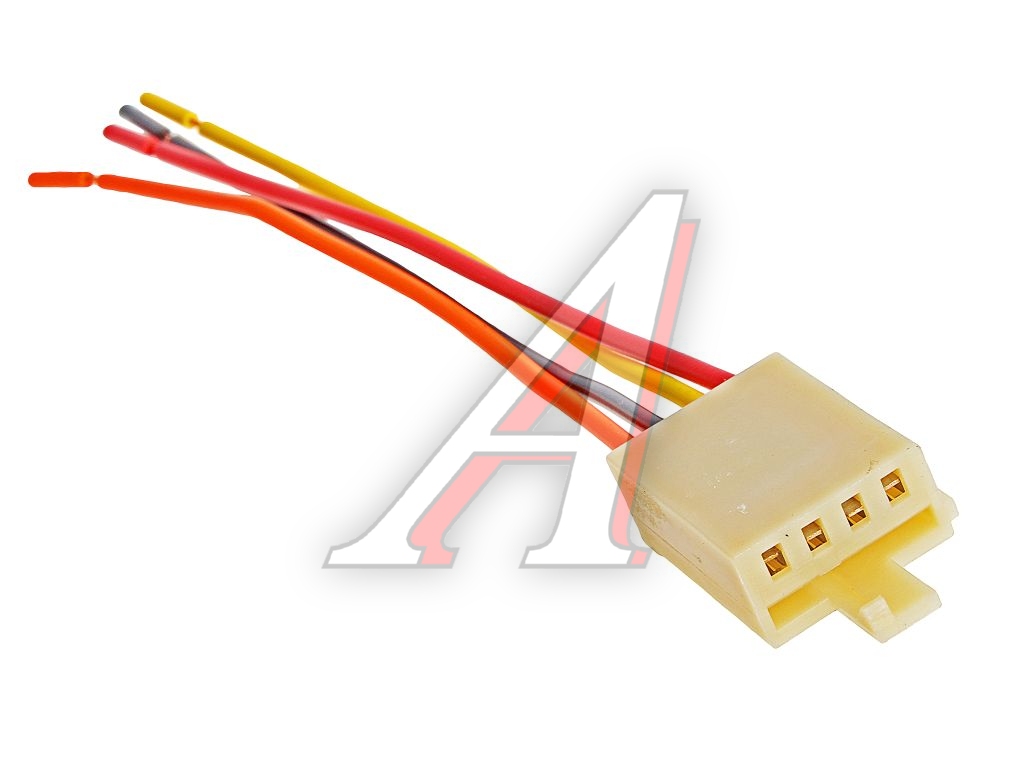 Колодка разъема ВАЗ-2110-12 фонаря заднего с 4-ю проводами АЭНК