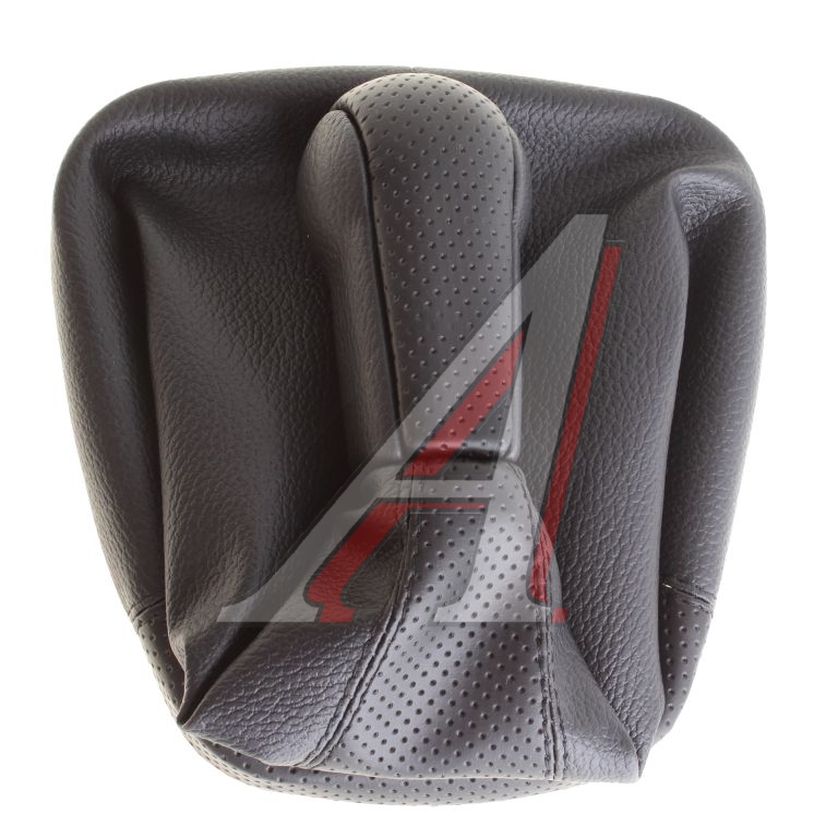 Ручка на рычаг КПП ВАЗ-2110 черная с чехлом СФЕРА (кожзам) АВТОБРА