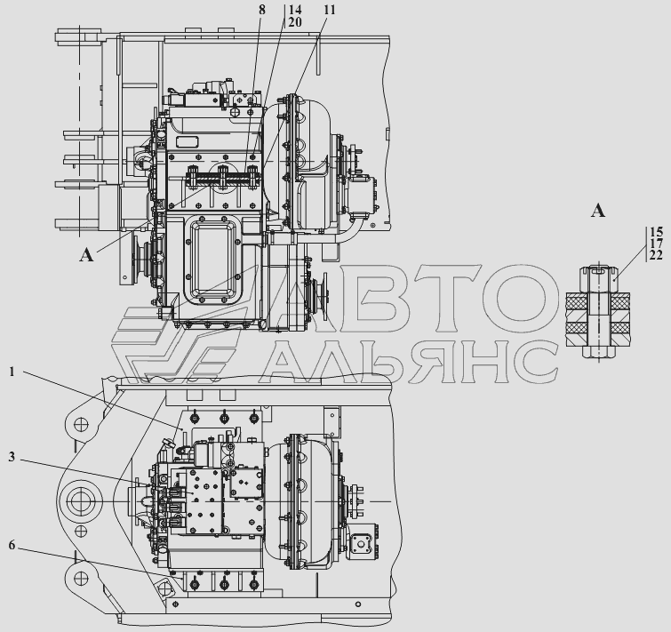 Работа гмп. Коробка Амкодор 2661-01. Распределители на Амкодор 2661-01. Привод стартера Амкодор 2662. Коробка Амкодор 2661.