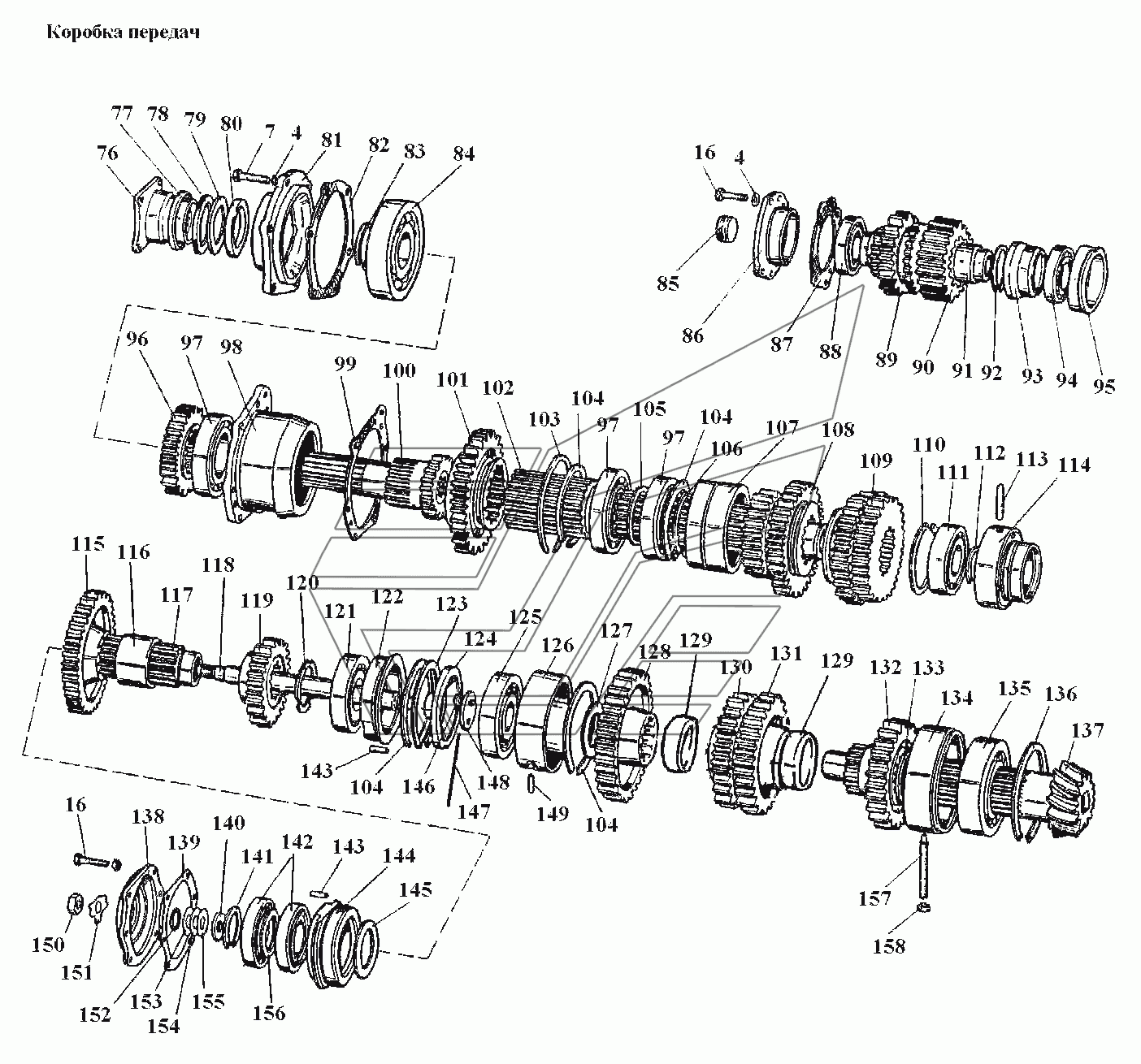 Схема передач т40 ам