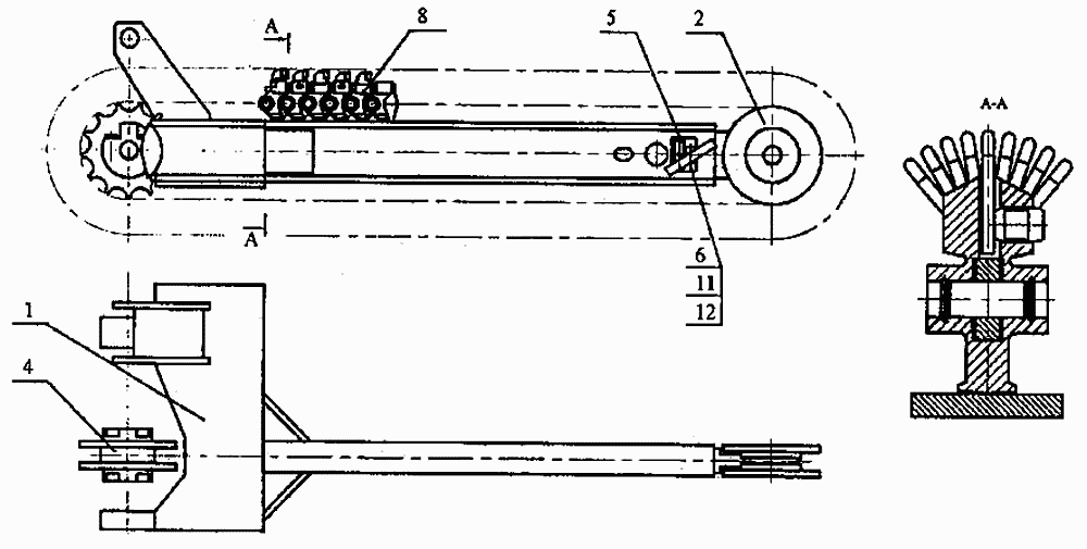 Рабочий орган ЭТЦ-1609 (Чертеж № 25: список деталей, стоимость запчастей)