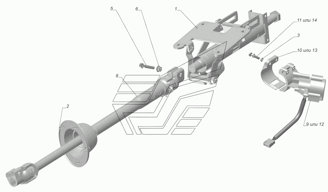 Купить Рулевая колонка Газель Бизнес 3302 ГАЗ Оригинал 3302-3400018-33 в Новосиб