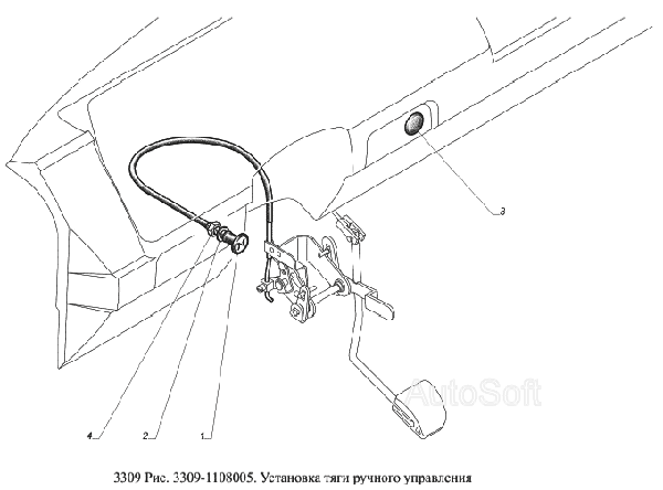 Рулевое управление газ 3309 схема