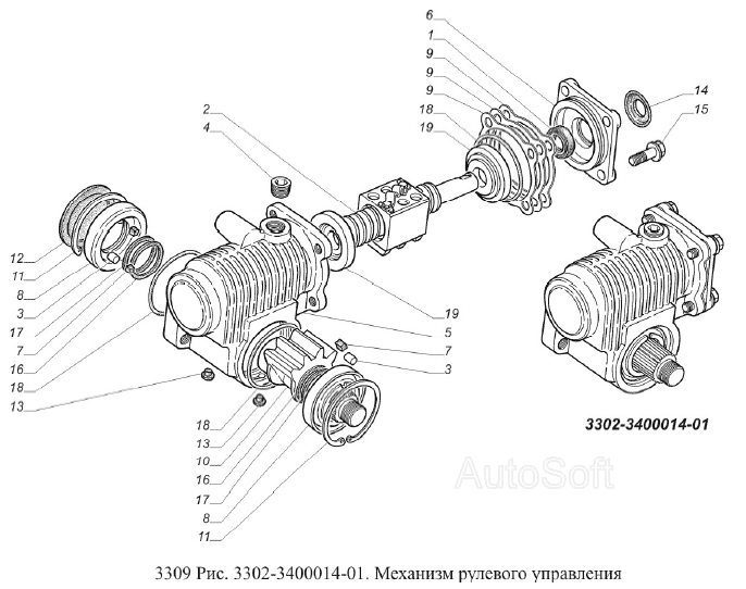 Гур газ 3309 устройство схема инструкция