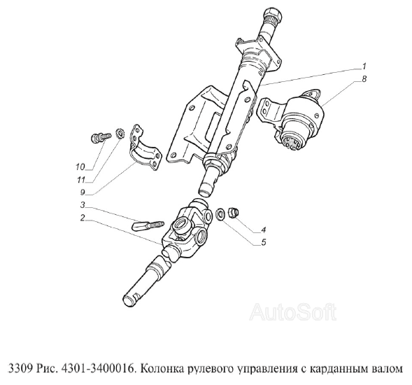 Гур газ 3309 устройство схема инструкция