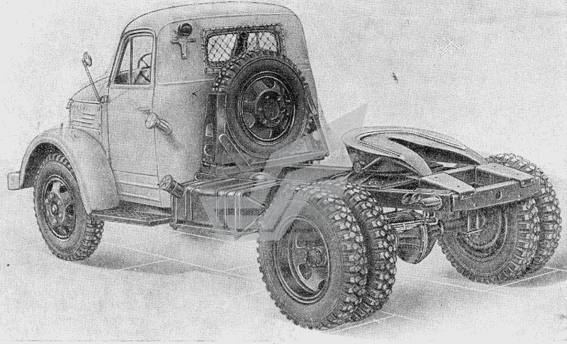 Общий вид автомобиля ГАЗ-51П ГАЗ-51 (63, 93) (Чертеж № 113: список деталей,  стоимость запчастей). Каталог 1960г.