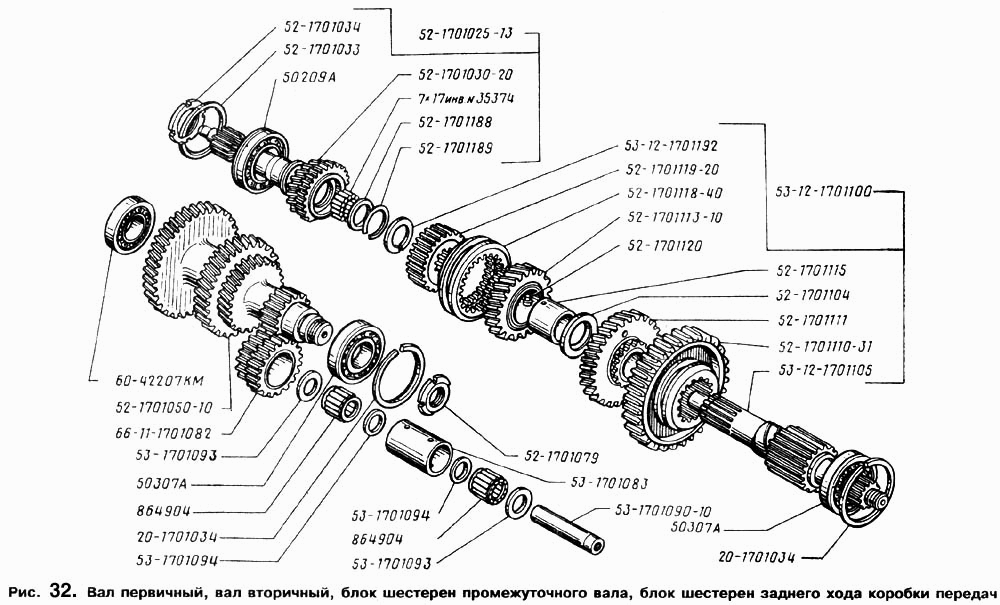 Курсовая работа по теме Изготовление вторичного вала коробки передач автомобиля ГАЗ-53