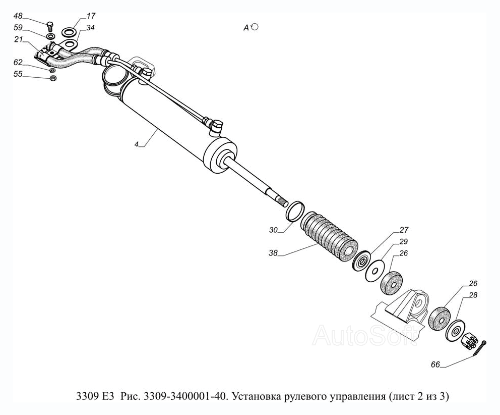 Гур газ 3309 устройство схема инструкция