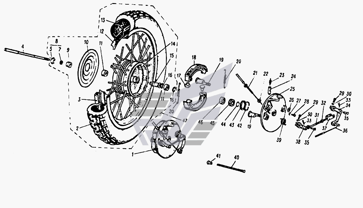 Тормоза иж юпитер. Тормозной барабан переднего колеса ИЖ Юпитер 5. Крепление переднего колеса ИЖ Юпитер 5. Заднее колесо ИЖ Юпитер 4. Сборка заднего колеса ИЖ Юпитер 3.