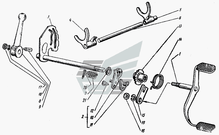 Переключение передач на урале. КПП М 72 механизм переключения передач. Механизм переключения передач КПП мотоцикла Урал. Мотоцикл Урал коробка механизм переключения переключения. Механизм переключения передач мотоцикла Урал.