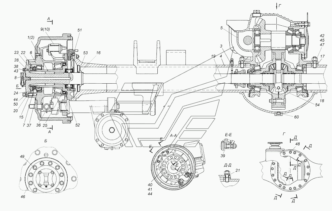 Редуктор камаз 43118 схема