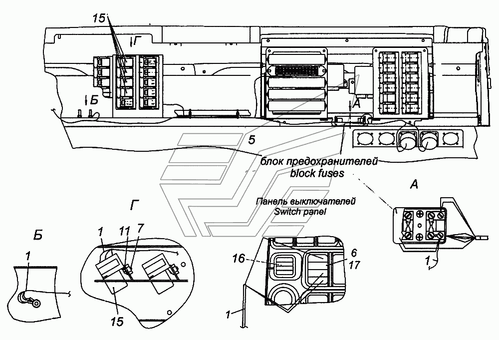 Схема реле камаз евро 5