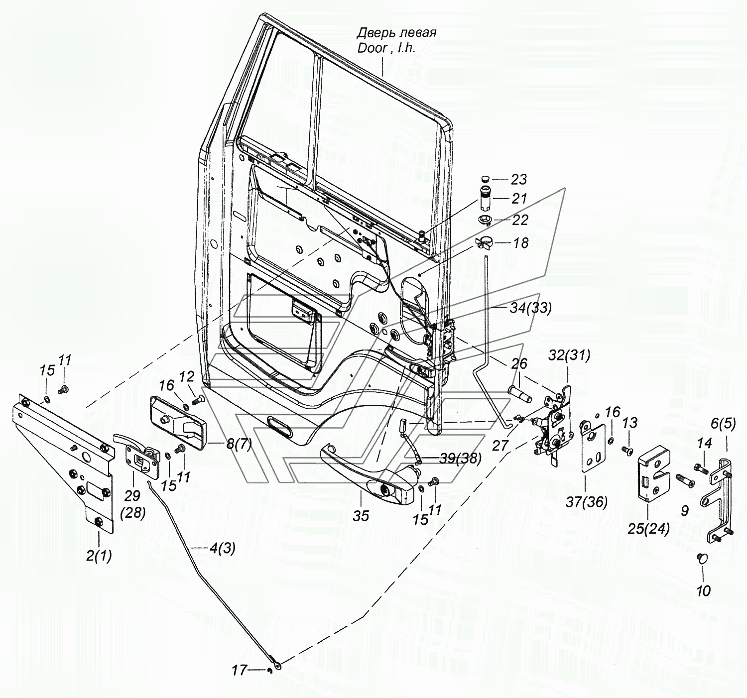 Камаз двери стекло двери. Механизм замок двери КАМАЗ 6520. Дверной замок КАМАЗ 65115. Замок двери КАМАЗ 6520 левый. Внутренний замок двери КАМАЗ 6520.