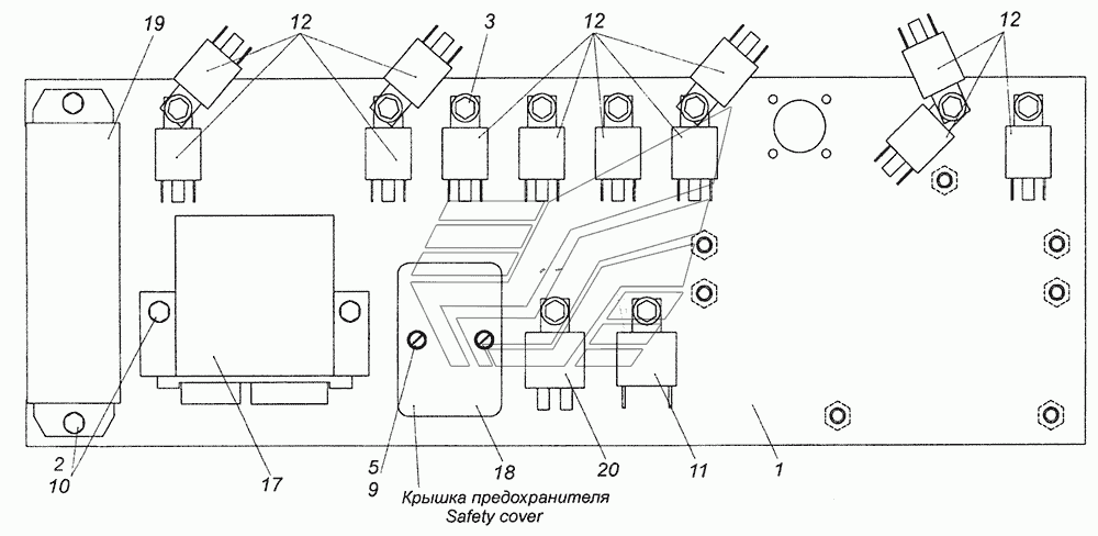 Где находятся предохранители на камазе 43118