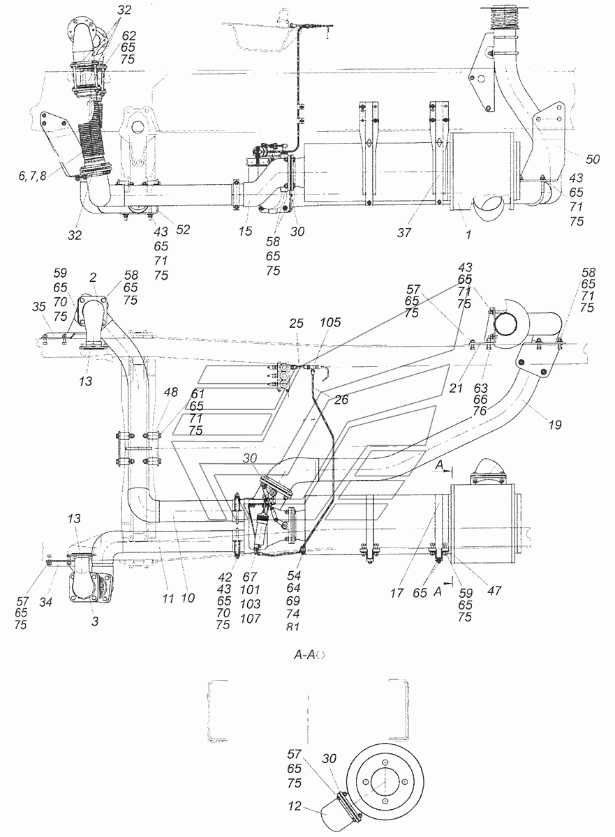 Каталог камаз 65115 евро. Система выпуска КАМАЗ 65115 евро 3. Система выпуска КАМАЗ 65115. Выхлопная система КАМАЗ 65115 евро-2 схема. Система выпуска КАМАЗ 65117 Камминз.