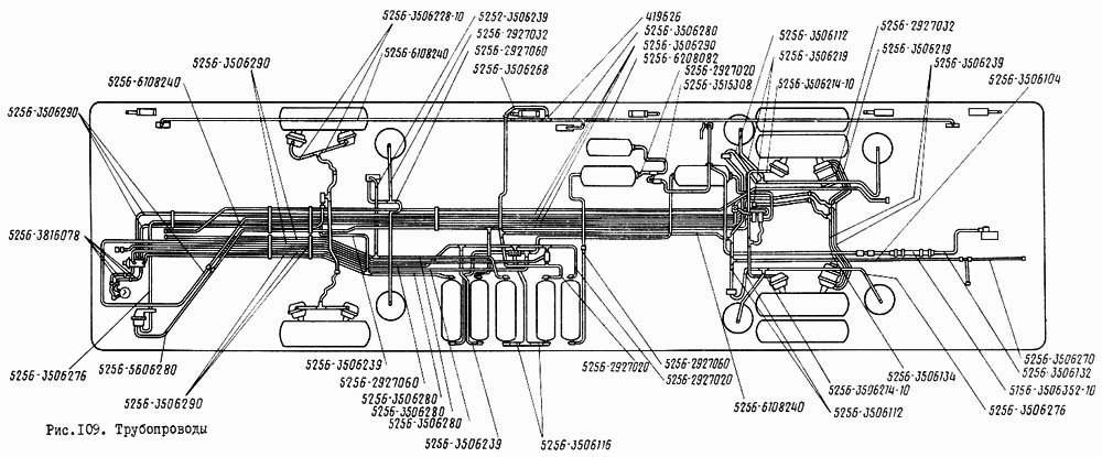 Тормозная система лиаз 5256 схема