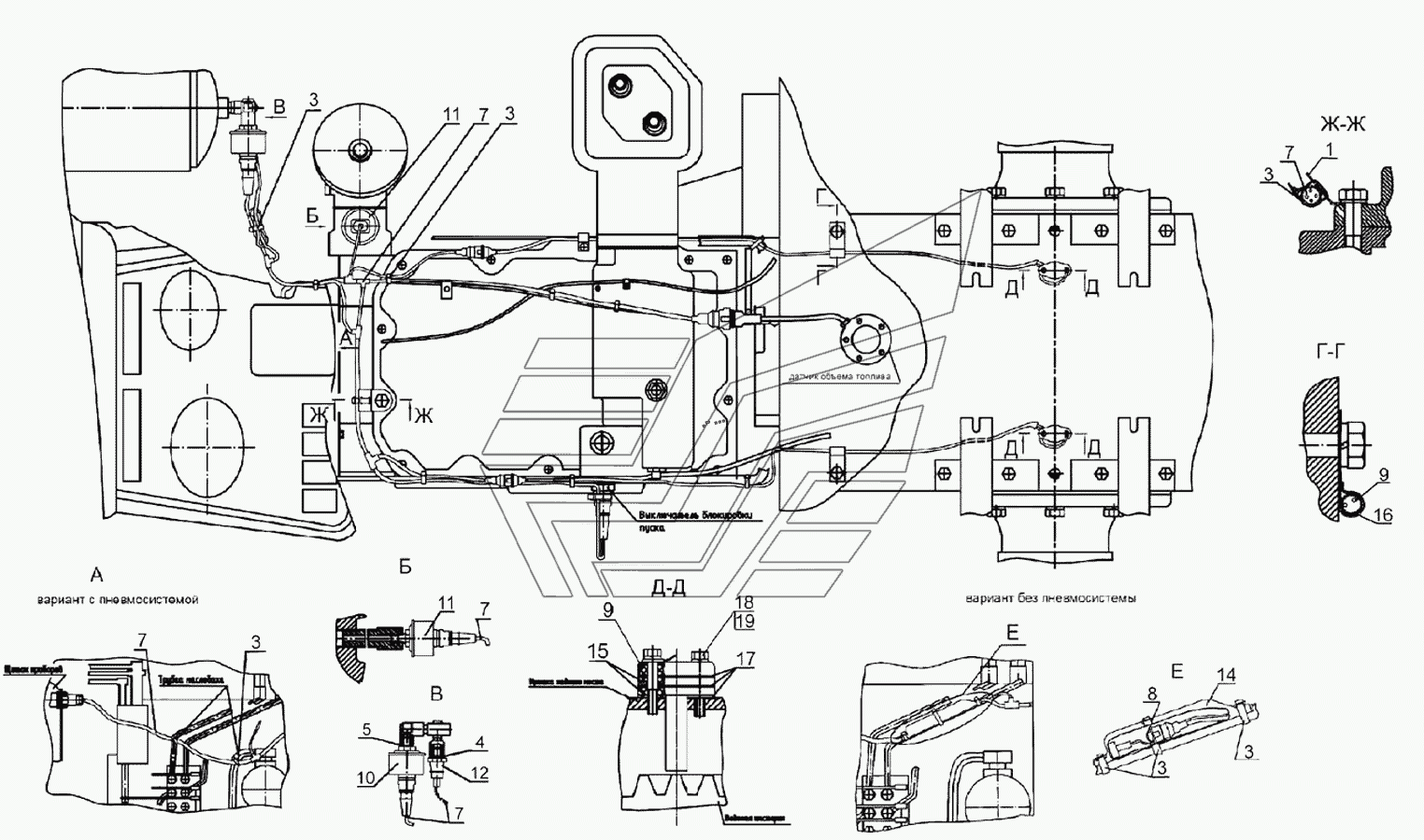 Схема электропроводки мтз 12 21