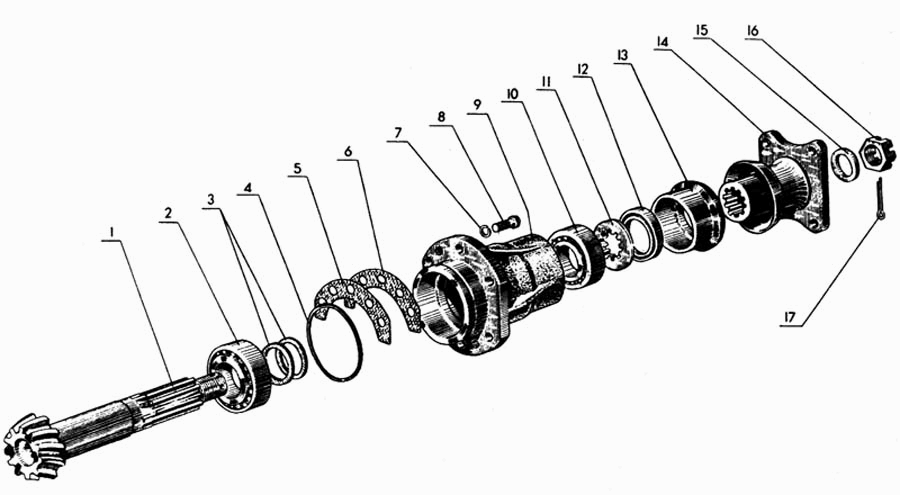 Сборка моста мтз. Втулка переднего моста МТЗ 82. Редуктор переднего моста МТЗ 82.1. Стакан переднего моста МТЗ 82. Хвостовик редуктора переднего моста МТЗ 82.