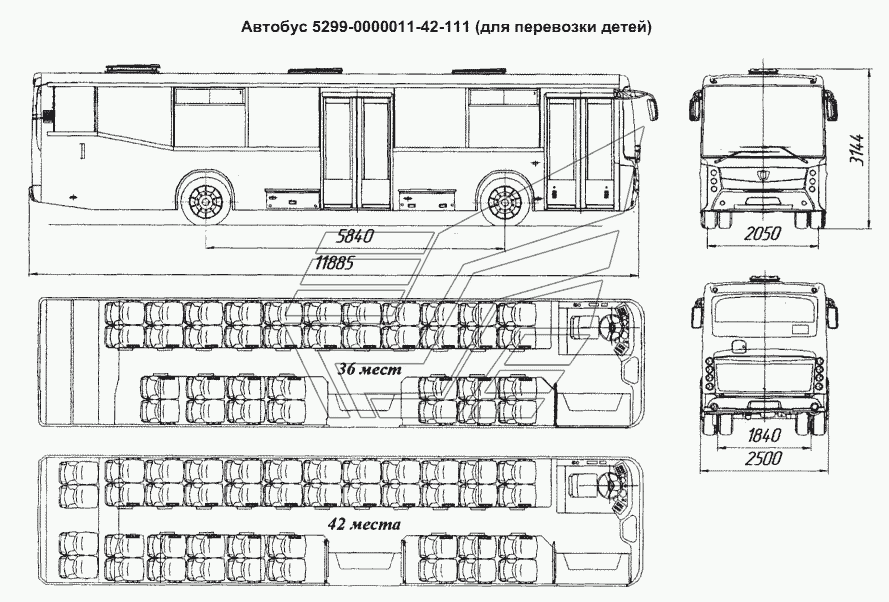 Автобус 51 место схема