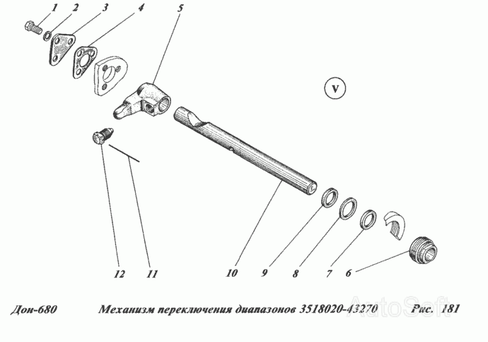 Дон 1500 б схема переключения передач