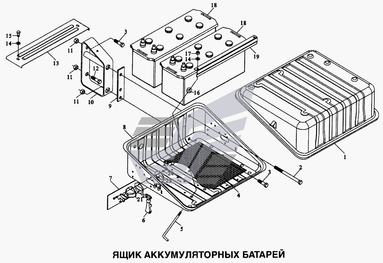 Схема подключения аккумуляторов на ман