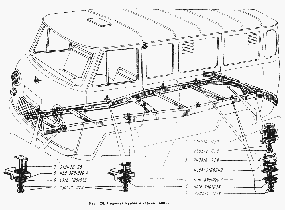 Комплект шумоизоляции автомобиля UAZ 452