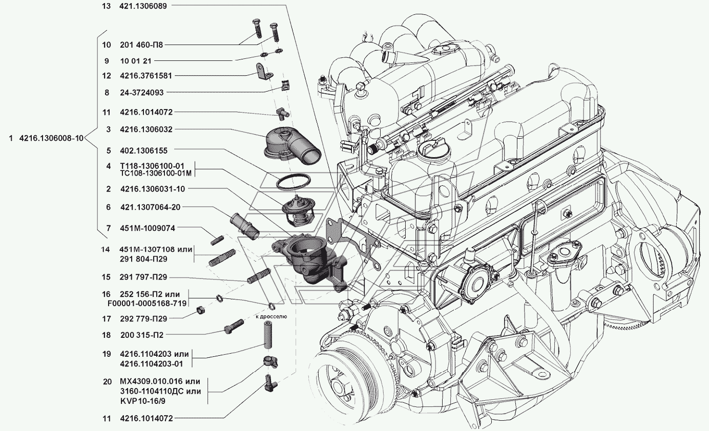 Датчики умз 4216 евро. Блок термостата УМЗ 4216. Датчики двигателя УМЗ 4216 евро 4. Схема двигателя 4216 евро 3. Датчики на двигателе УМЗ 4216 инжектор.