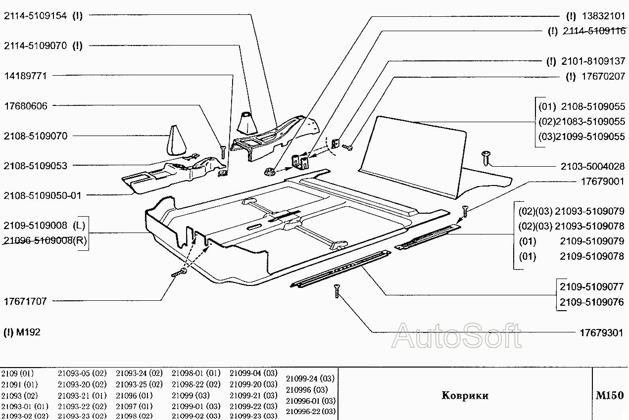 Схема кузова ваз 2114 названия деталей