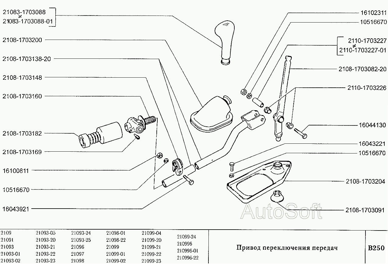 Ваз 2110 схема переключения