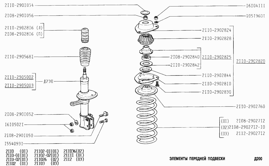 Передняя Подвеска Ваз 2110 Устройство Схема Фото