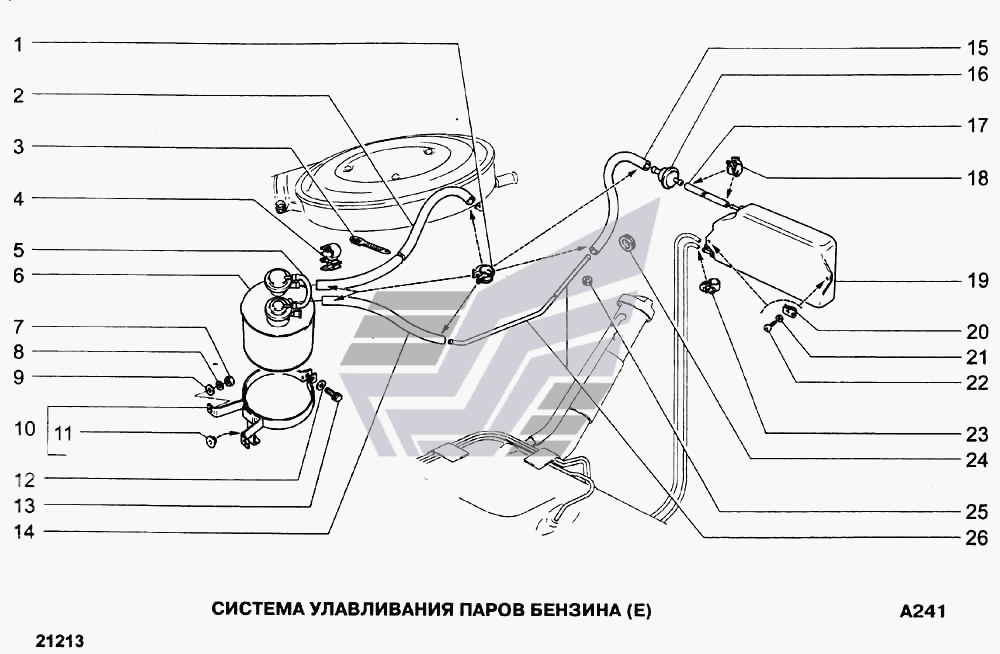 Схема топливной системы ваз 21213