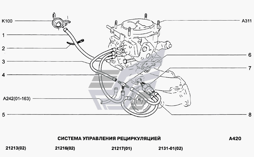 Схема 21213 карбюратор