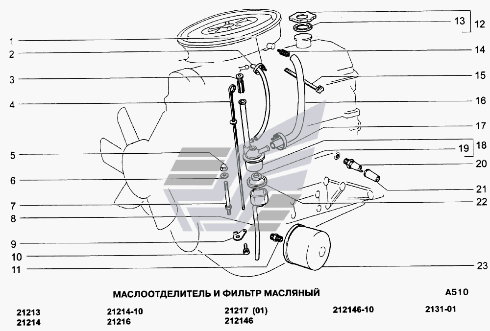 Схема сапуна нива шевроле