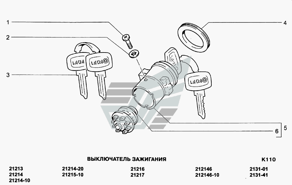 Схема подключения замка зажигания ваз 2105 карбюратор