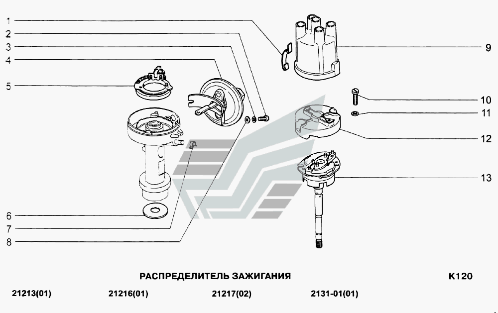 Схема зажигания ваз 2131 карбюратор