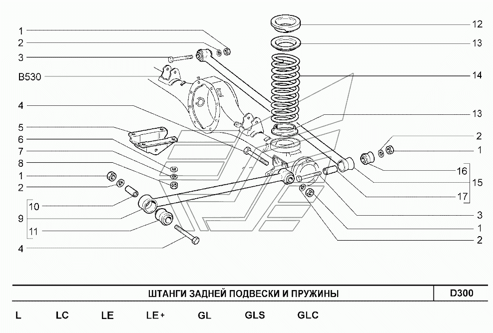 Подвеска ваз 2123 передняя схема