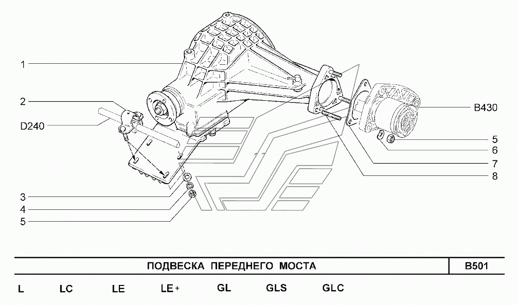 Мост шеви нива