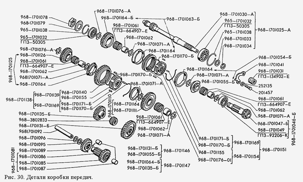 чертеж кпп заз