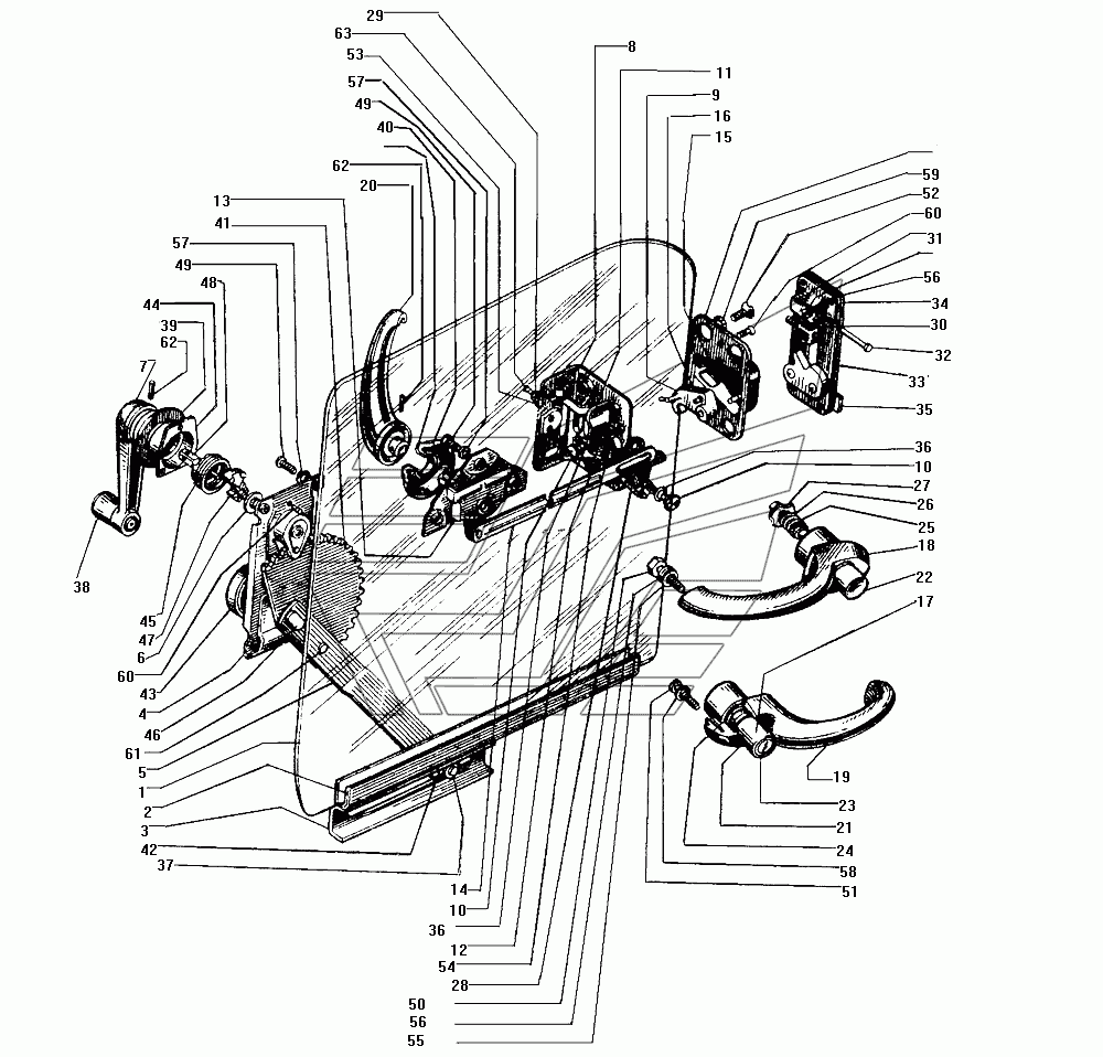 Замок зил 130