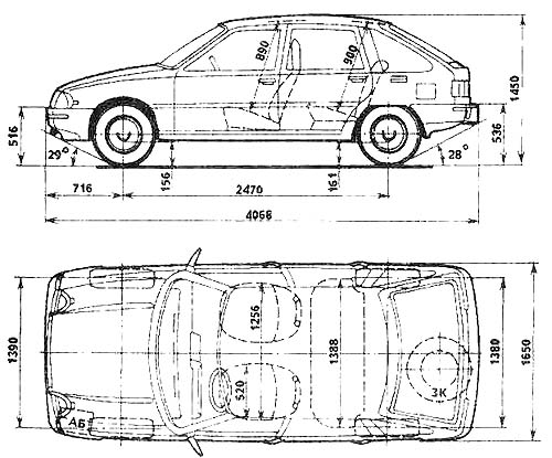 Справочник  ИЖ 2126  2126- описание характеристики история