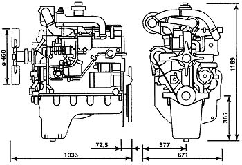 Чертеж Двигателя Д-245