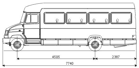 Автомобиль ЗИЛ-325000 Чертеж